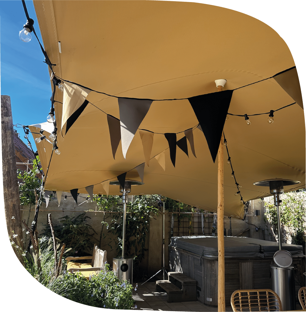 Go festive with fabric bunting!